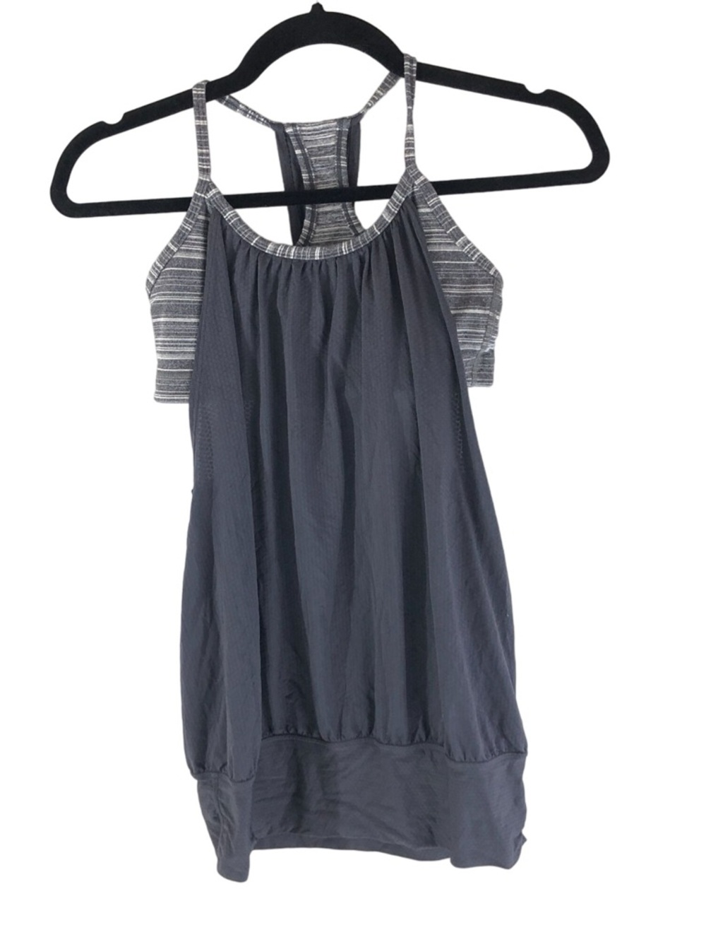 lululemon athletica Gray Layered Strappy Tank